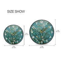 Almond Blossom Tree Van Gogh Art akrylowy zegar ścienny cichy nie tykający okrągłe, wiszące zegar ścienny do salonu dekoracja sypialni 2